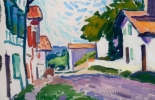Albert MARQUET (1875-1947), Faubourg Saint-Jean-de-Luz, 1907, huile sur toile, 32 x 39 cm. 'Collection particulière. ©Wilson Graham