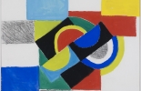 Sonia DELAUNAY-TERK (1885-1979), Rythme couleurs n°1091, 1967, oil on canvas, 78 x 117.8 cm. @ MuMa