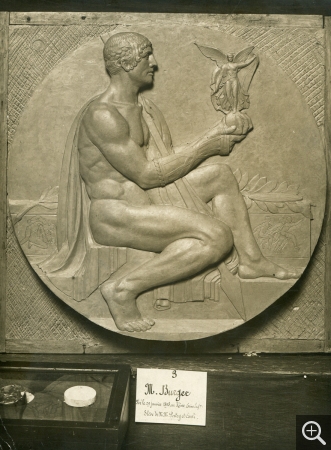 Laurent Marcel BURGER (1898-1969), Médaille olympique de l’athlète  vainqueur du pentathlon, 1929. 