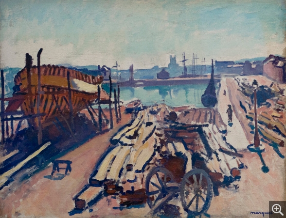 Albert MARQUET (1875-1947), Le Port de Fécamp, 1906, oil on canvas, 65 cm x 81 cm. . © Musée des beaux-arts de Quimper