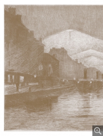 À travers Le Havre - Effets de soir et de nuit. Page 8. Mise en page © Elisa Barbier / ESADHaR