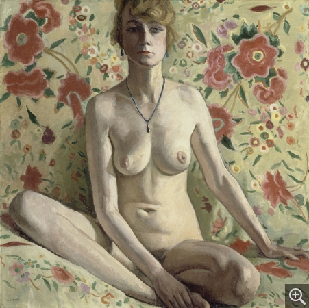 Albert MARQUET (1875-1947), La femme blonde, 1919, huile sur toile, 98,5 x 98,5. Musée national d’art moderne - Paris- Centre Pompidou- don de M. Olivier Senn - 1939. © Mnam / Philippe Migeat – RMN / GP