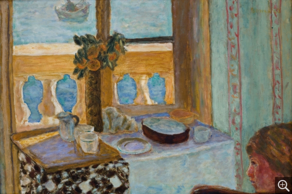 Pierre BONNARD (1867-1947), Intérieur au balcon, 1919, huile sur toile, 52 x 77 cm. © MuMa Le Havre / David Fogel