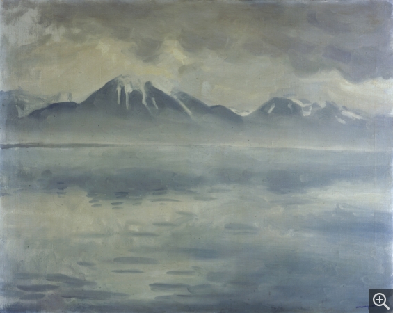 Albert MARQUET (1875-1947), Montreux. Le Lac Léman, 1937, huile sur toile, 65 x 81 cm. 'Collection particulière