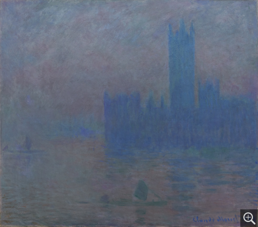 Claude MONET (1840-1926), Le Parlement de Londres, 1903, huile sur toile, 81 x 92 cm. © MuMa Le Havre / David Fogel