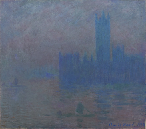 Claude MONET (1840-1926), Le Parlement de Londres, 1903, huile sur toile, 81 x 92 cm. © MuMa Le Havre / David Fogel