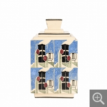 Robert LALLEMANT, Transatlantique, entre 1926 et 1933, céramique, 26,5 x 15,5 cm. Le Havre - musée d'art moderne André Malraux ©MuMa Le Havre / Charles Maslard