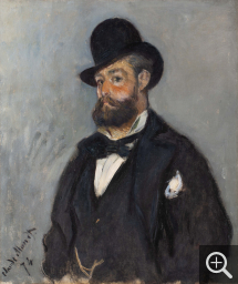Claude MONET (1840-1926), Portrait de Léon Monet, 1874, huile sur toile, 63 x 52 cm. Paris - Musée Marmottan Monet - donation Madame Françoise Cauvin. © Musée Marmottan Monet - Paris