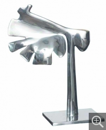 Etienne HAJDU (1907-1996), Minda, 1969, aluminium poli 5/6, 61,5 x 52 x 19 cm. Le Havre - musée d’art moderne André Malraux - collection Édouard Senn - donation Hélène Senn-Foulds - 2009. ©MuMa Le Havre/François Dugué ©ADAGP - Paris 2024