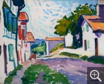 Albert MARQUET (1875-1947), Faubourg Saint-Jean-de-Luz, 1907, huile sur toile, 32 x 39 cm. 'Collection particulière. ©Wilson Graham