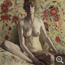 Albert MARQUET (1875-1947), Femme Blonde, 1919, huile sur toile, 98,5 x 98,5 cm. Centre Pompidou - MNAM/CCI - don Olivier Senn au musée du Luxembourg - 1939. ©Centre Pompidou -MNAM-CCI - Dist. RMN-Grand Palais / Philippe Migeat