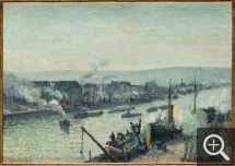 Camille PISSARRO (1831-1903), Port de Rouen, Saint-Sever, 1896, huile sur toile, 65,5 x 92,2 cm. Paris - Musée d’Orsay - legs Enriqueta Alsop au nom du Dr Eduardo Mollard -1972. RMN-Grand Palais (musée d'Orsay) / Franck Raux