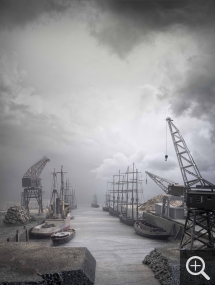 Philippe DE GOBERT (1946), LH 2281, 2020-2021, impression numérique sur papier contrecollé sur Dibond, 138 x 104 cm. Le Havre - musée d’art moderne André Malraux - achat de la Ville du Havre avec l’aide du FRAM - 2020. ©MuMa Le Havre / Philippe De Gobert ©ADAGP - Paris 2025