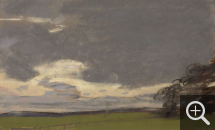 Claude MONET (1840-1926),  Après la pluie, 1868, pastel sur papier, 17 x 29 cm. Denver Art Museum - The Esmond Bradley Martin Collection. © Photograph courtesy of the Denver Art Museum