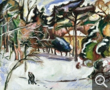 Othon FRIESZ (1879-1949), Neige à Honfleur, 1906-1907, huile sur toile, 46,2 x 55,1 cm. . © Droits réservés — © ADAGP, Paris, 2013