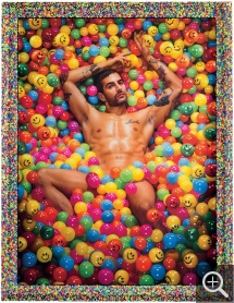 PIERRE ET GILLES - Pierre Commoy (1950) et Gilles Blanchard (1953), Funny Balls (Modèle : Marc Jacobs), 2012, , 148.5 x 114.5 cm. Private collection. © Pierre et Gilles