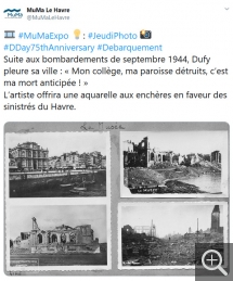 Médiation numérique de l'exposition Dufy au Havre. Capture d'écran