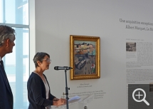 Intervention de Véronique Notin, Conseillère pour les musées, DRAC Normandie. © MuMa Le Havre / Claire Palué