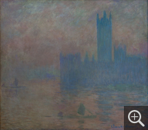 Claude MONET (1840-1926), Le Parlement de Londres, effet de brouillard, 1903, huile sur toile, 81 x 92 cm. Le Havre - musée d’art moderne André Malraux - don de l’artiste - 1910. © MuMa Le Havre / David Fogel