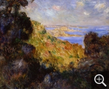 Pierre-Auguste RENOIR (1841-1919), Baie de Salerne ou Paysage du midi, 1881, huile sur toile, 46 x 55,5 cm. © MuMa Le Havre / Florian Kleinefenn