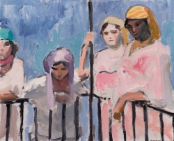 Albert MARQUET (1875-1947), Femmes d’Alger, vers 1920-1921, huile sur toile marouflée sur carton, 33 x 41 cm. 'Collection particulière. ©Wilson Graham