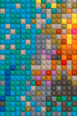 Ai Weiwei, Water Lilies # 1 (détail) , 2022, lego, 266 x 1 520 cm. San Gimignano - Galleria Continua - Courtesy AI WEIWEI STUDIO and GALLERIA CONTINUA. © Ela Bialkowska - OKNO Studio
