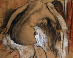Edgar DEGAS (1834-1917), La Toilette, 1888, pastel, 50 x 59 cm. Collection Senn-Foulds. © MuMa Le Havre / Florian Kleinefenn