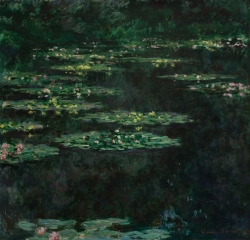 Claude MONET (1840-1926), Les Nymphéas, 1904, huile sur toile, 89 x 92 cm. MuMa Le Havre, Musée d’art moderne André Malraux. © MuMa Le Havre / David Fogel