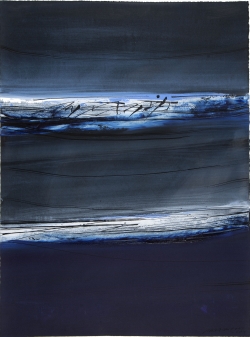Julius BALTAZAR (1949 - ), Sans titre, 2014, encre de Chine et acrylique sur papier, 76 x 56 cm. Le Havre Musée d’art moderne André Malraux. MuMa Le Havre / Charles Maslard © Adagp, Paris 2023