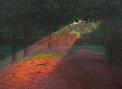 Félix VALLOTTON (1865-1925), Le Rayon, 1909, huile sur toile, 73 x 100 cm. 'Collection particulière. © André Longchamp