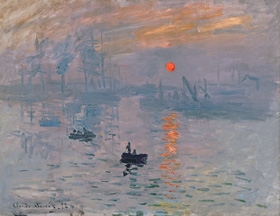 Claude MONET (1840-1926), Impression, soleil levant, 1872, huile sur toile, 50 × 65 cm. Paris, Musée Marmottan Monet, don Victorine et Eugène Donop de Mouchy, 1940. © Bridgeman Images